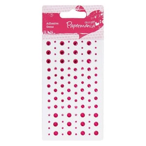 Adhesive Stones (104pcs) - Fuchsia (PMA 351411)