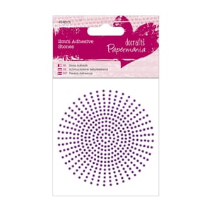 2mm Adhesive Stones 424pcs - Purple