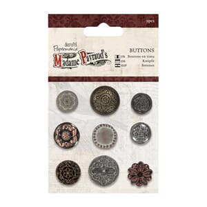 Buttons 9pcs - Madame Payraud