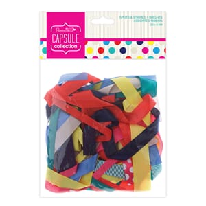 Ass. Ribbon 20pcs - Capsule - Spots  Stripes Summer
