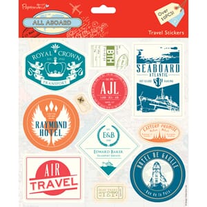 Travel Stickers 11pcs - All Aboard