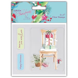 4 x 4 Clear Stamps 3pcs - At Christmas Lucy C. -