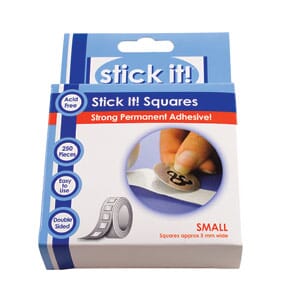 STICK IT! SQUARES - SMALL 5MM - 250 SQUARES