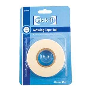 "Stick It! 27m Masking Tape Roll (18mm) (STI 7000)
27m Maski