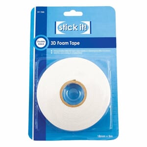 5m 3D Foam Tape (18mm) (STI 7200)