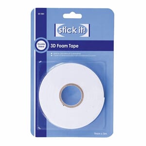 "Stick It! 5m 3D Foam Tape (9mm) (STI 7201)
5m 3D Foam Tape