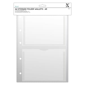 Xcut A4 Storage Folder Wallets A5 and 6x6 Inch (XCU 245103)
