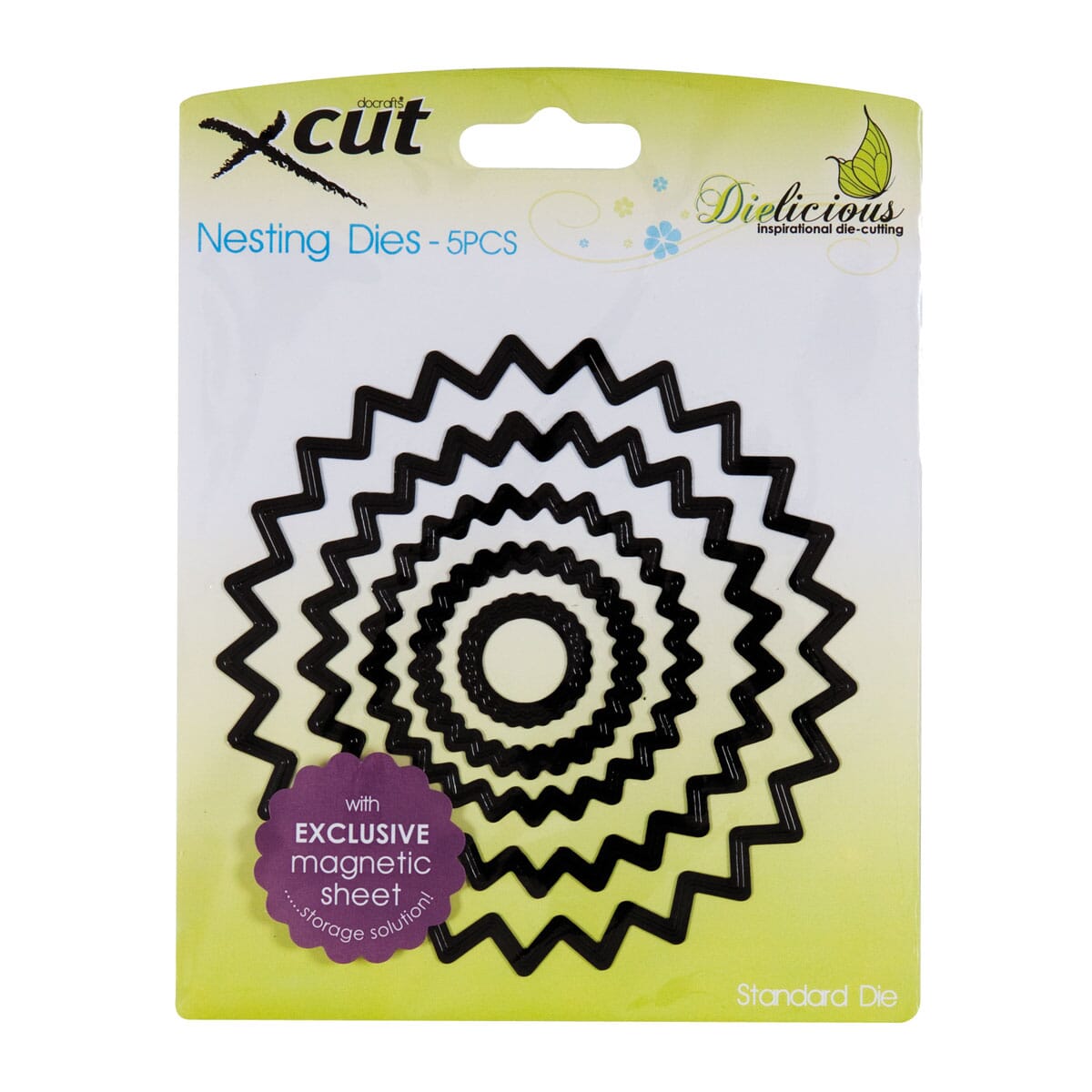 Nesting Dies Spiro Circle 5pcs HOBBYLAGERET