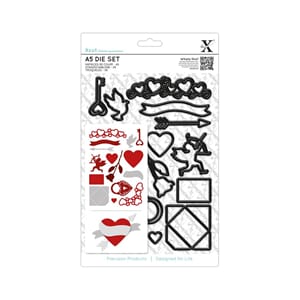 A5 Die Set 15pcs - Love Icons