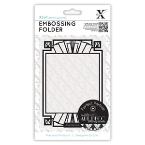 A6 Embossing Folder - Fan Frame