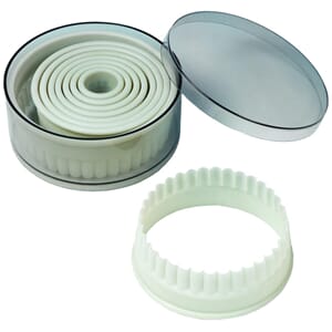 Nylon Cutter Set, Boxed,  Fluted Round 9 pc UTGÅR