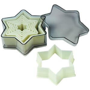Nylon Cutter Set, Boxed, Star of David, 7 pc set  UTGÅR