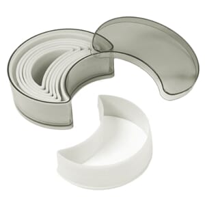 Nylon Cutter Set, Boxed, Half Moon, 7 pc set   UTGÅR