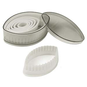 Nylon Cutter Set, Boxed, Fluted Football, 7 pc set  UTGÅR
