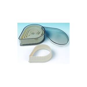 Nylon Cutter Set, Boxed, Fluted Teardrop, 8 pc set   UTGÅR