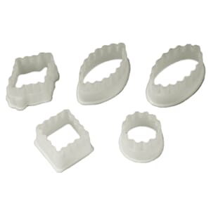 Fluted Nylon Cutter Set #2, Petit Four  UTGÅR
