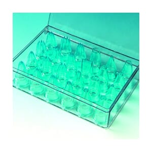 Polycarbonate Pastry Tubes, 24 pc with hinged box UTGÅR