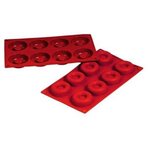 """Savarin Mold, 1.7 oz, 2.56"""" x .83"""" deep, 8 cavities