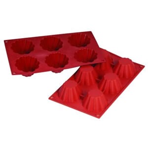 "Brioche, 3.7 oz., 3.11"""" x 1.46"""" high, 6 cavities  UTG
