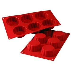 "Brioche, 3.7 oz., 3.11"""" x 1.18"""" high, 6 cavities  UTG