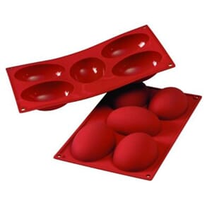 "Half Egg, 4.4 oz, 4.01"""" x 2.87"""" x 1.42"""" high, UTGÅ