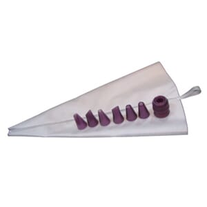 Pastry Set, 6 PC Tubes, Coupler, and Silicone Bag UTGÅR