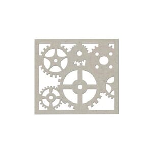 Wild At Heart - Cog Border Chipboard Embellishments