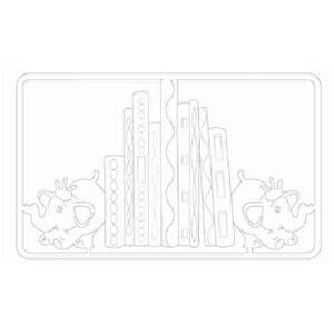 Books with Elephant ends 6.5 x 4""""