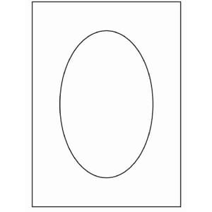 Oval Frames 7 x 5.5""""