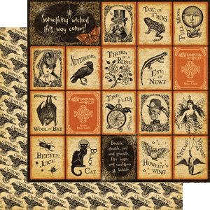 Nevermore, 12x12 mønsterark, 1 stk