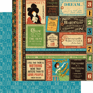 Dream, dobbeltsidig mønsterark 12x12