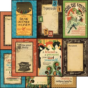 Imagine, dobbeltsidig mønsterark 12x12