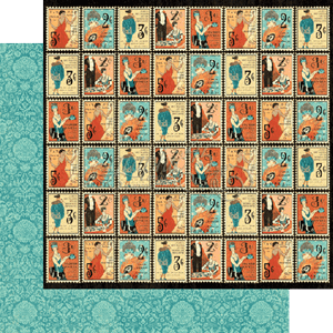 Classy, dobbeltsidig mønsterark 12x12