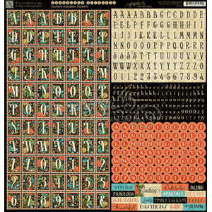 Couture Alphabet Stickers