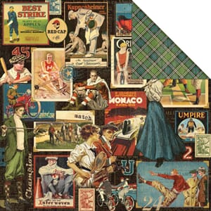 12x12, Good Ol Sport, Big Score, dobbeltsidig mønsterark