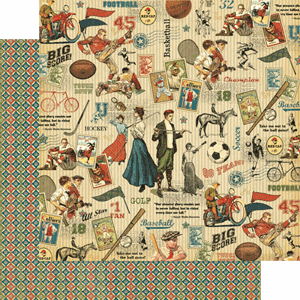 12x12, Good Ol Sport, All Star, dobbeltsidig mønsterark