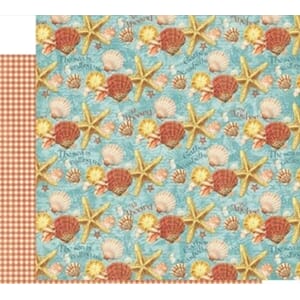 12x12, By the Sea, Beachcomber, dobbeltsidig mønsterark