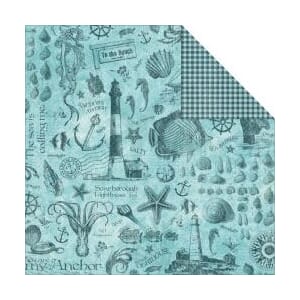 12x12, By the Sea, My Anchor, dobbeltsidig mønsterark