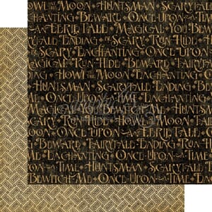 12x12 Unsolved Mystery, dobbeltsidig mønsterark