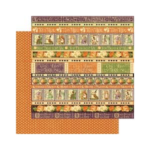 12x12 Wicked Whimsey, An Eerie Tale, dobbeltsidig mønsterark