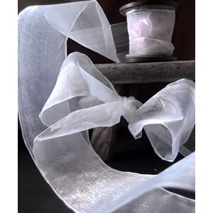 Sheer wire 2,5" white