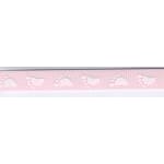 rosa med hvite føtter