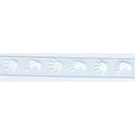 blå sheer med hvite hender og føtter-