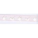 rosa sheer med hvite hender og føtter-