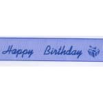 mørk blå sheer happy birthday-