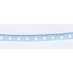 sateng med hvite prikker - gul-