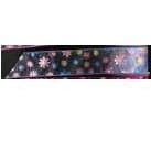 sheer med blomster, 5 cm - lys blå-