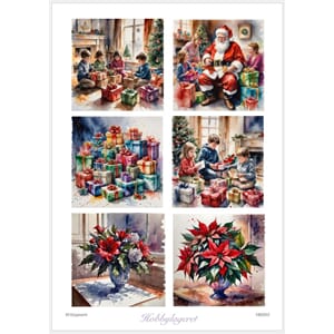 Hobbylagerets KI-ark, Juleark 3, Julestemning i akvarell