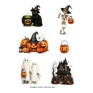 By Bente digitale klippeark - Spooky Season