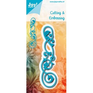 Cut&emboss dies border with holes